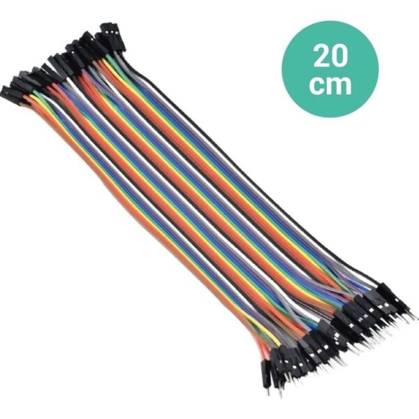 Cables Dupont Macho-hembra De 20 Cm
