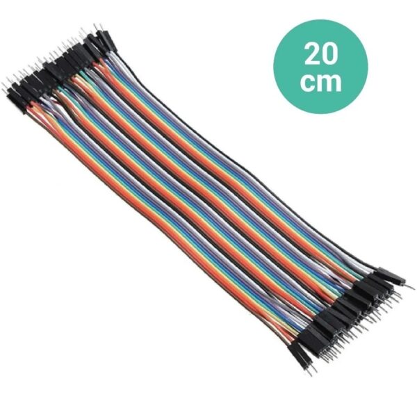 Cables Dupont Macho-macho De 20 Cm
