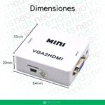 adaptador vga hdmi conversor venta