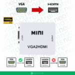 adaptador vga hdmi conversor venta online