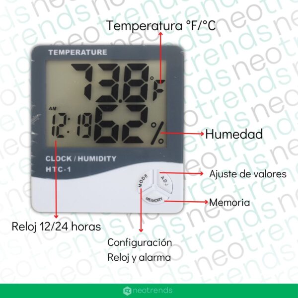 higrometro medidor temperatura humedad precio mayorista