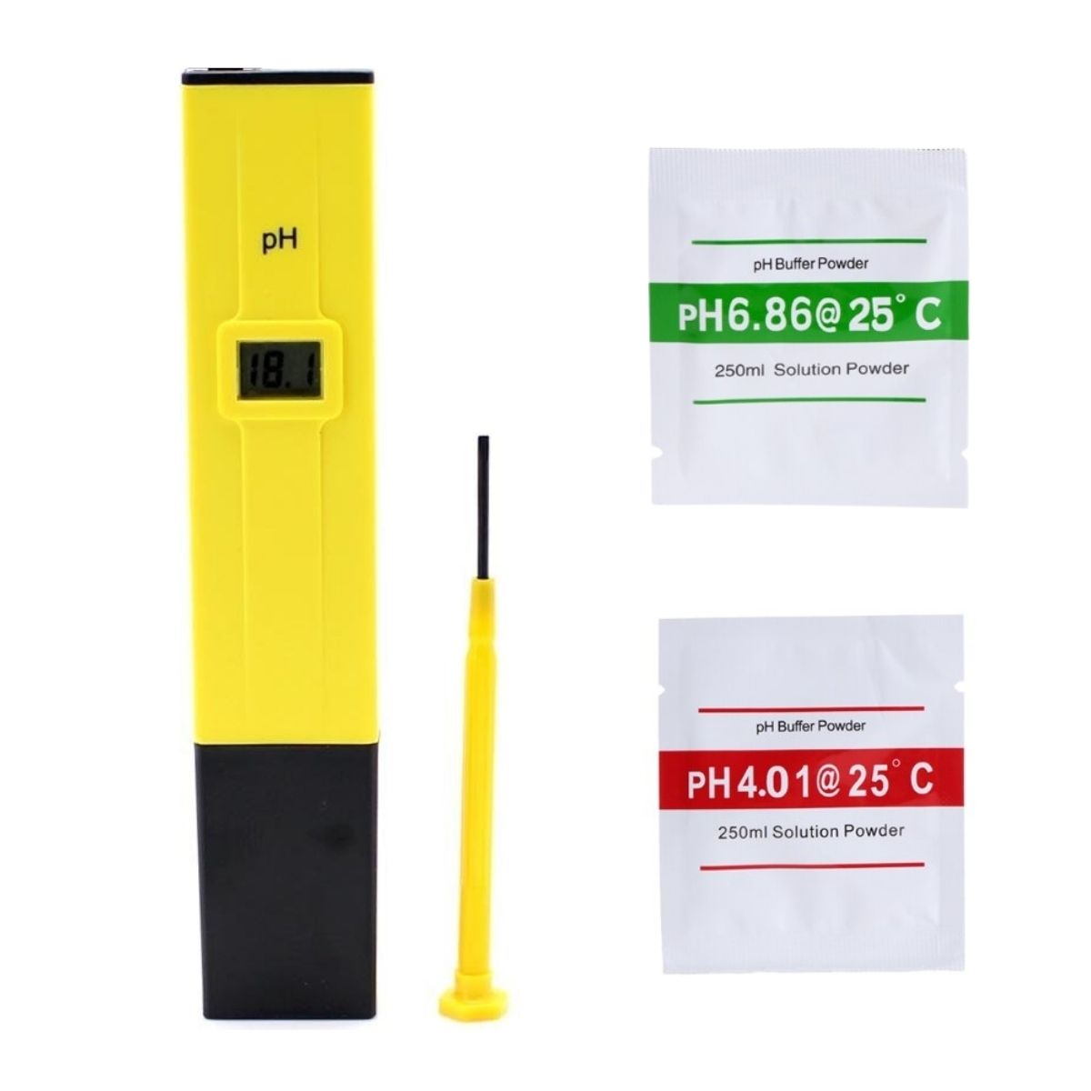 Medidor Ph Digital Calibrado Tester + Buffer De Calibracion