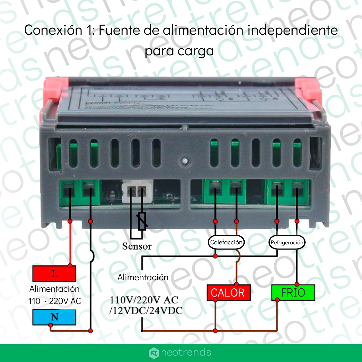 Termómetro Y Termostato Digital 220v - Frio O Calor