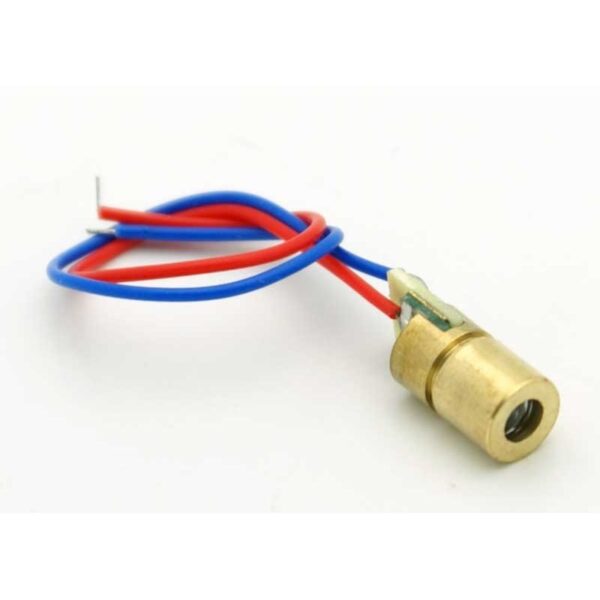 Módulo Láser Diodo Rojo Emisor De Punto Mini 650nm 5mw