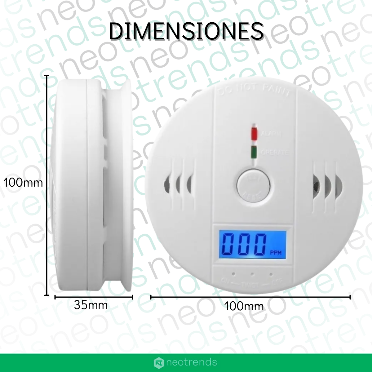 alarma detector monoxido precio online venta