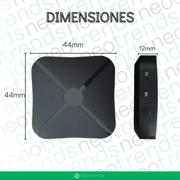 Emisor Transmisor De Audio Bluetooth Receptor Portatil