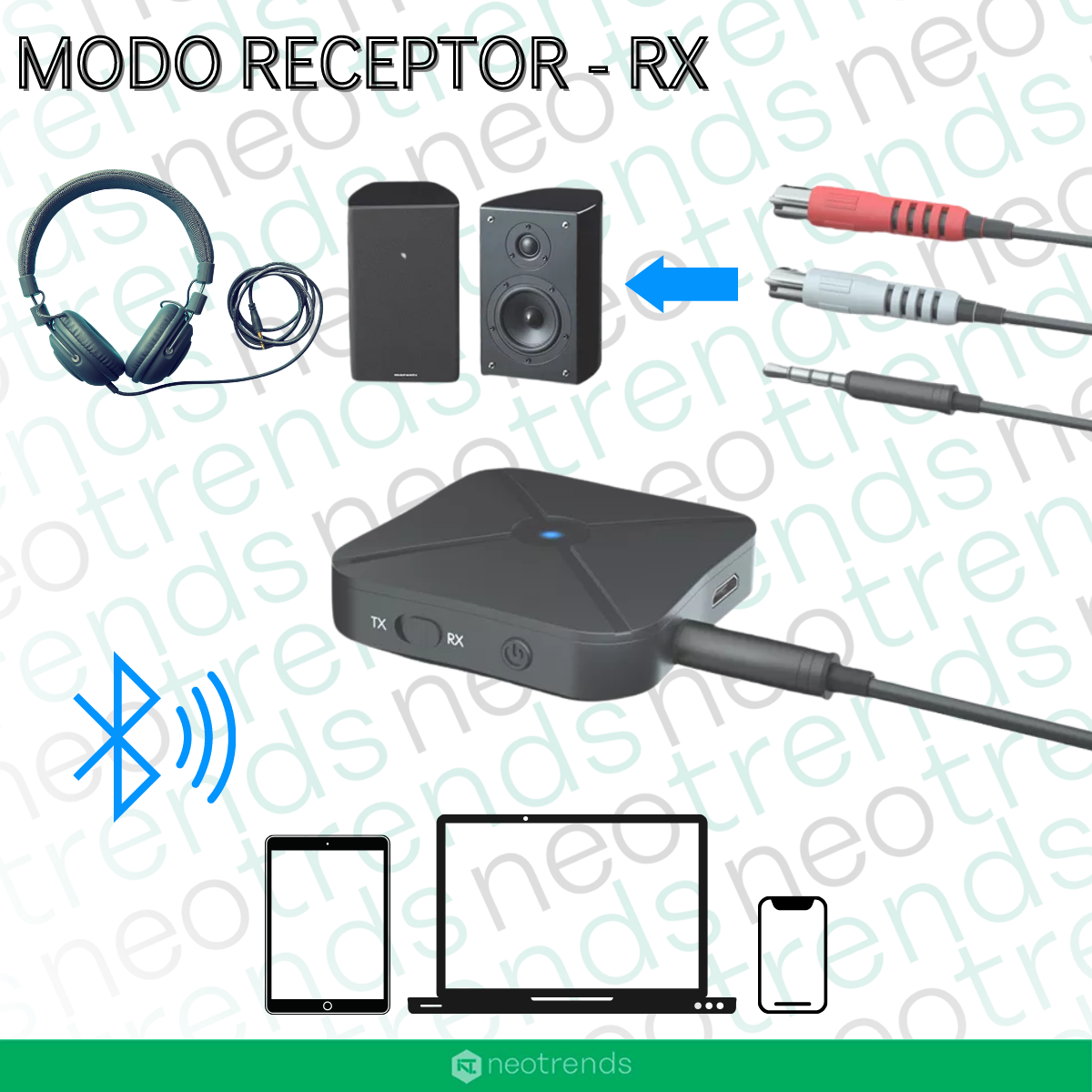emisor transmisor receptor bluetooth venta