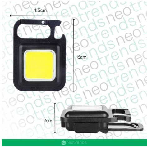 Linterna Cob Led Mini Llavero Recargable