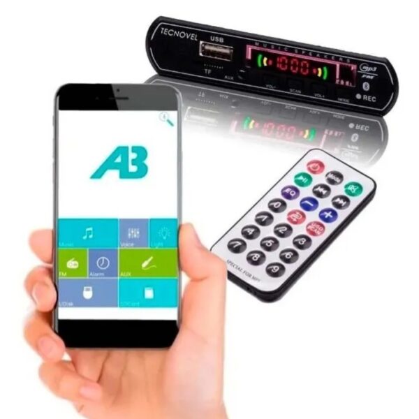 Modulo Mp3 USB/SD/FM/AUX/bluetooth 3.0 Con App + Cr Flac For