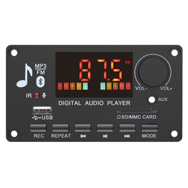 Modulo Mp3 Usb/sd/fm/aux/bluetooth Amplificado 2x40w