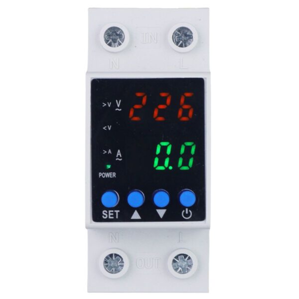 Protector De Voltaje Monofasico 220v 63a 50/60hz Fase Simple